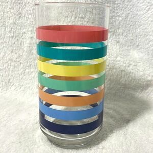 Striped juice glass  
